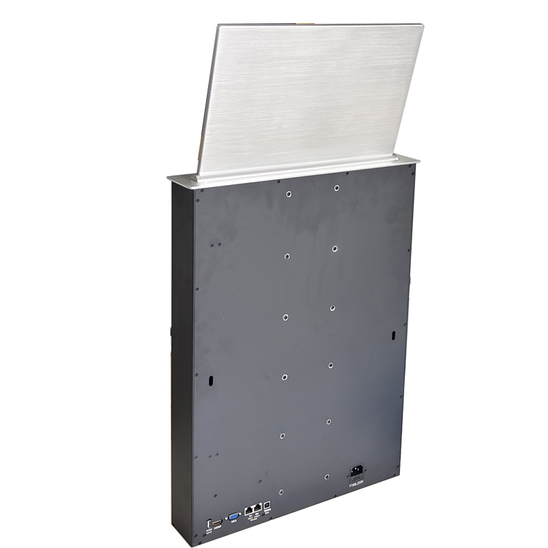 Sissetõmmatav mootoriga LCD-ekraaniga tõstelaud paberivaba konverentsisüsteemi jaoks Sissetõmmatav mootoriga LCD-ekraaniga tõstelaud paberivaba konverentsisüsteemi jaoks